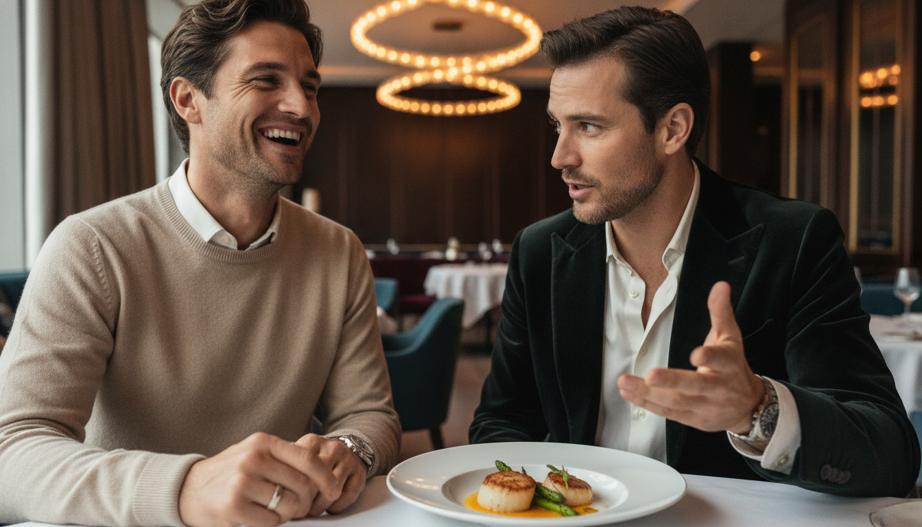 Tischgespräche beim Dinner-Date meistern